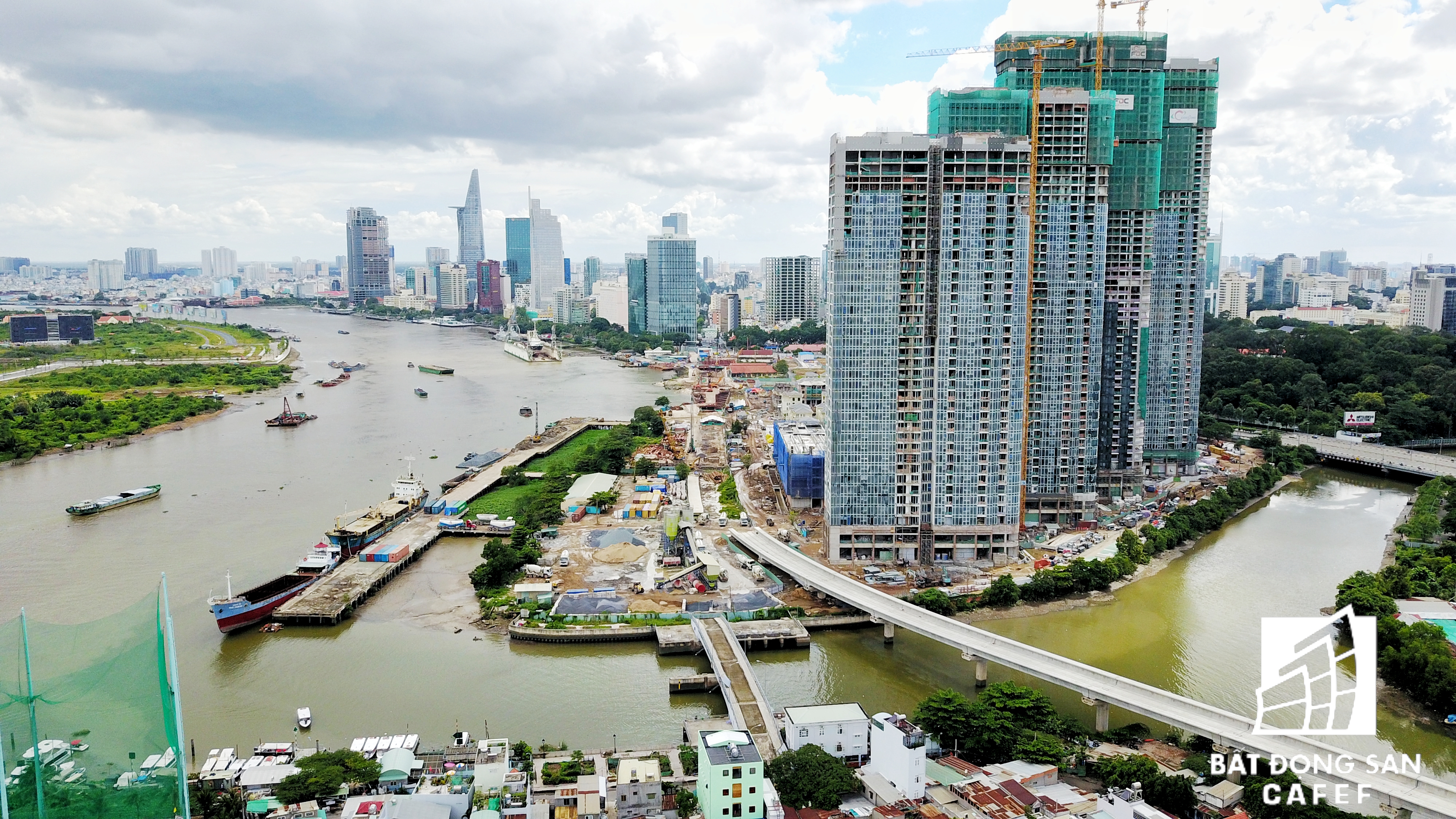 Nhà ga ngầm Ba Son đang được triển khai thi công.