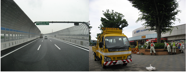 
Một góc của Trung tâm logistics trên tuyến cao tốc từ Tokyo về các TP. phía Nam Nhật Bản, năm 2011 - Ảnh của tác giả.
