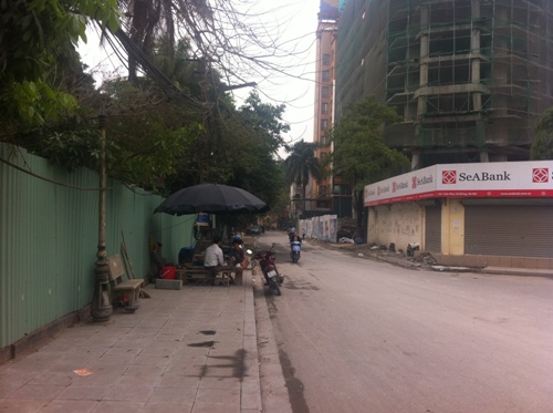 Đường Thanh Bình đi vào dự án khá nhỏ.