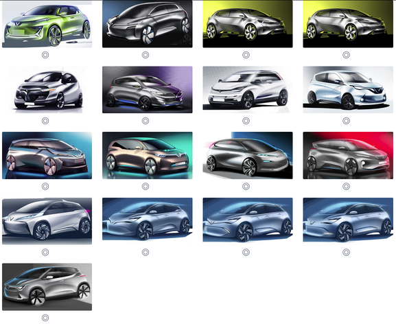 Vinfast tiếp tục tung ra 36 mẫu thiết kế xe ô tô điện để trưng cầu ý kiến - Ảnh 1.