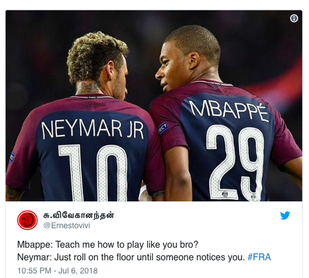Pele mới Mbappe bị chỉ trích vì ăn vạ giống Neymar - Ảnh 3.