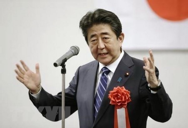 Thủ tướng Nhật Bản Shinzo Abe được bầu lại làm Chủ tịch LDP  - Ảnh 1.