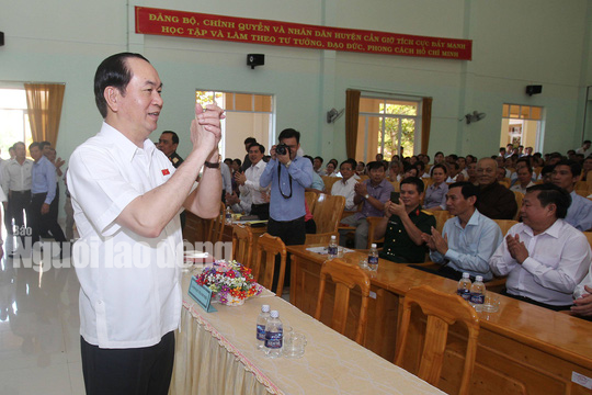 Những bức ảnh quý về Chủ tịch nước Trần Đại Quang - Ảnh 15.