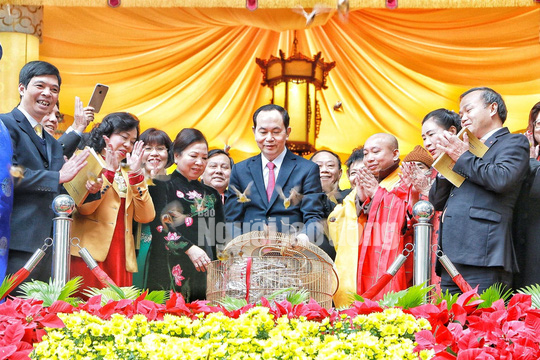Những bức ảnh quý về Chủ tịch nước Trần Đại Quang - Ảnh 10.