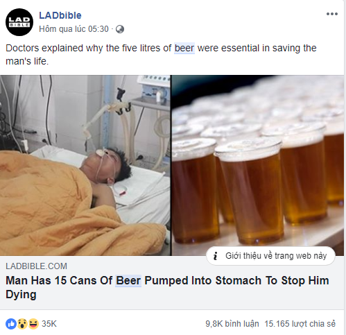 Báo chí quốc tế rầm rộ đưa tin về người đàn ông Việt Nam được truyền 15 lon bia vào cơ thể để giải độc rượu - Ảnh 3.
