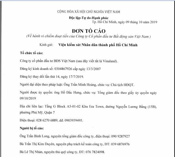 Vinaland mâu thuẫn nội bộ kéo dài, tiền vốn của khách hàng có dấu hiệu “bốc hơi” - Ảnh 1. Vinaland mâu thuẫn nội bộ kéo dài, tiền vốn của khách hàng có dấu hiệu “bốc hơi” - Ảnh 1.