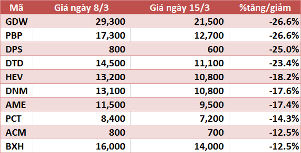 10 cổ phiếu tăng/giảm mạnh nhất tuần: Tâm điểm nhóm vốn hóa nhỏ - Ảnh 4.