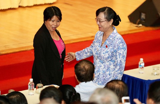  Nguyên Chủ tịch HĐND TP HCM Nguyễn Thị Quyết Tâm tiếp xúc cử tri quận 2  - Ảnh 2.
