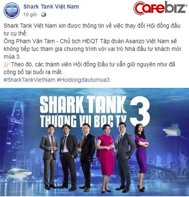 CEO Asanzo Phạm Văn Tam chính thức rời ghế “cá mập” trong Shark Tank Việt Nam - Ảnh 1.