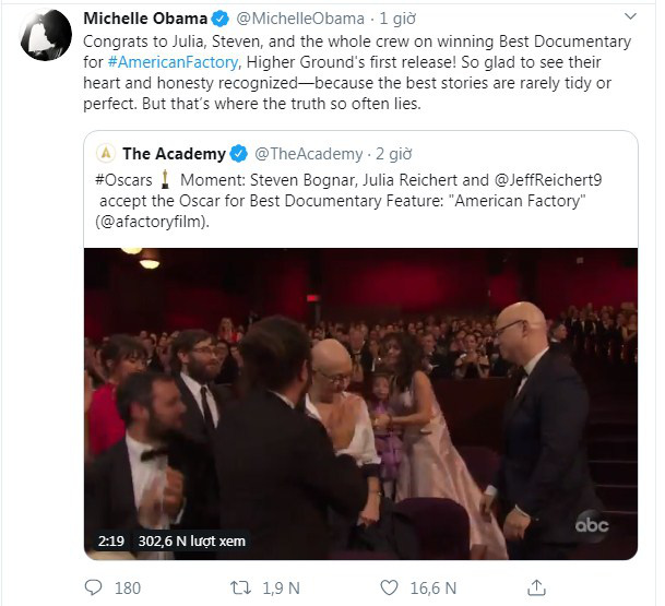 Phim tài liệu sản xuất bởi vợ chồng Barack Obama bất ngờ giành tượng vàng Oscar, giúp vị cựu Tổng thống lập kỷ lục chưa từng có - Ảnh 4.