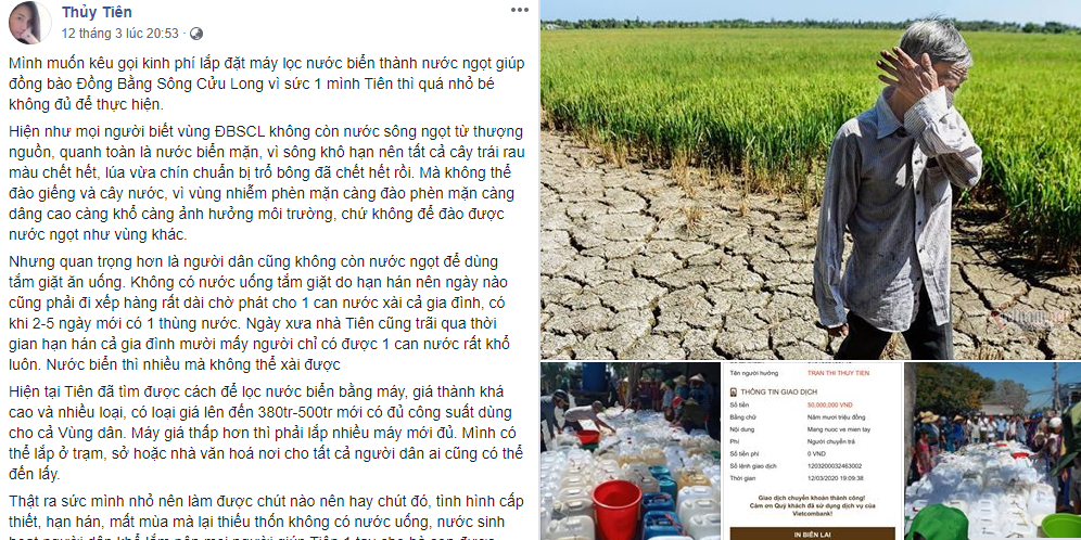 Thủy Tiên Công Vinh quyên góp được hơn 3,4 tỉ đồng giúp ...