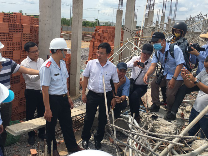 Dừng thi công công trình xây dựng bị sập ở Đồng Nai làm 10 người chết
