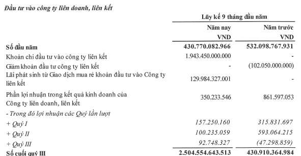 Nhận 130 tỷ đồng lãi từ công ty liên kết, Hoàng Huy (HHS) báo lãi 246 tỷ đồng trong 9 tháng - Ảnh 2.
