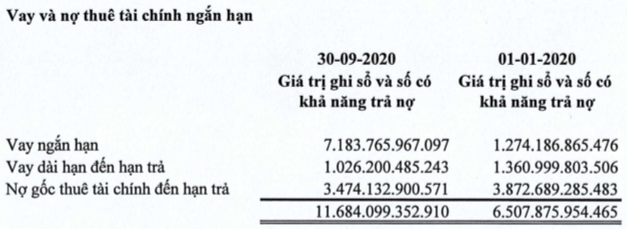 Vietnam Airlines (HVN): 9 tháng lỗ ròng 10.471 tỷ đồng, giảm gần 4.000 tỷ tiền mặt tiền gửi và vay ngắn hạn thêm 6.000 tỷ đồng - Ảnh 3.