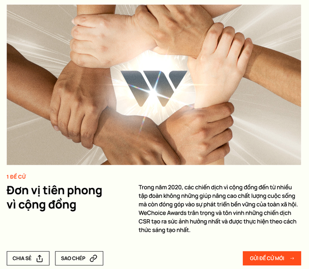 WeChoice Awards 2020 chính thức bước vào giai đoạn độc giả đề cử: Bạn đã sẵn sàng đồng hành cùng chúng tôi trên hành trình lan tỏa những niềm cảm hứng? - Ảnh 15.