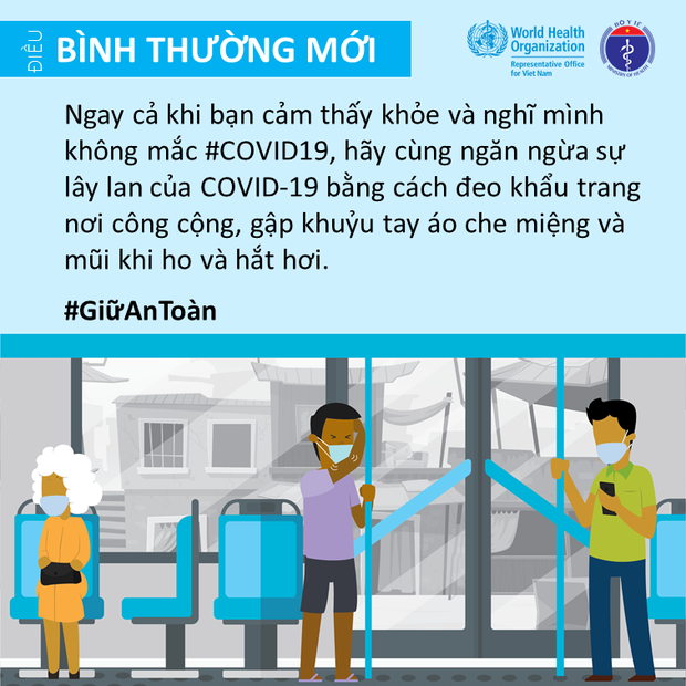 Bộ Y tế và Văn phòng WHO tại Việt Nam nhấn mạnh một vài điểm cần lưu ý để giảm thiểu nguy cơ lây nhiễm COVID-19 cho mỗi người - Ảnh 7.