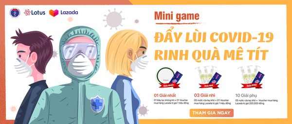 Bộ Y tế phát động mini game trên Mạng xã hội Lotus: ĐẨY LÙI COVID-19, RINH QUÀ MÊ TÍT - Ảnh 1.