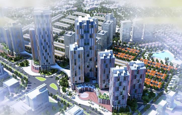 Một phần của dự án 10.000 tỷ đồng ở Hà Nội trở thành những khối nhà hoang - Ảnh 1.