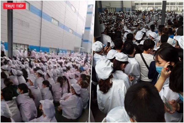Hàng ngàn công nhân Luxshare-ICT Việt Nam đình công phản đối chính sách lương thưởng - Ảnh 3.
