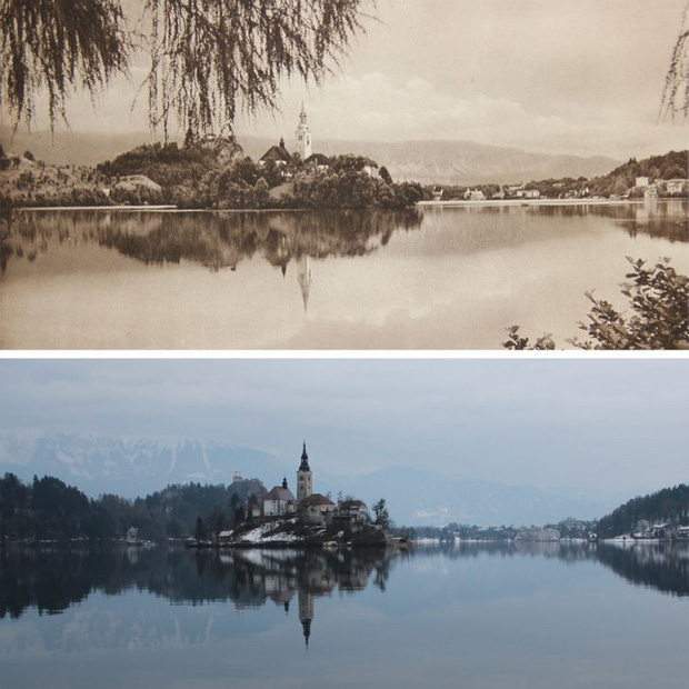 Nhiếp ảnh gia ngao du khắp châu Âu, tìm lại những địa điểm trong loạt ảnh cũ từ 100 năm trước khiến ai cũng ngỡ ngàng vì sự đổi thay kì diệu - Ảnh 13.
