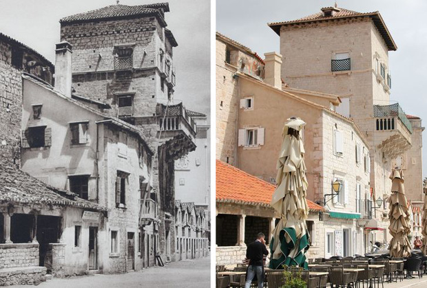 Nhiếp ảnh gia ngao du khắp châu Âu, tìm lại những địa điểm trong loạt ảnh cũ từ 100 năm trước khiến ai cũng ngỡ ngàng vì sự đổi thay kì diệu - Ảnh 8.