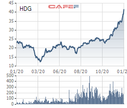 Cổ phiếu tiếp tục tăng mạnh, Tập đoàn Hà Đô (HDG) chi tạm ứng cổ tức bằng tiền tỷ lệ 10% - Ảnh 2.