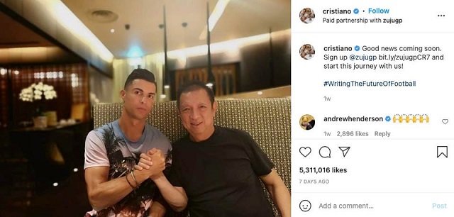 Tỷ phú Singapore bắt tay Cristiano Ronaldo làm startup về bóng đá - Ảnh 1.