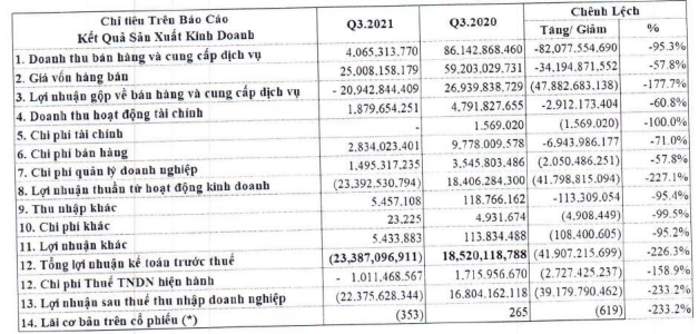 Superdong Kiên Giang (SKG) báo lỗ hơn 22 tỷ đồng trong quý 3 do phải ngừng kinh doanh - Ảnh 1.