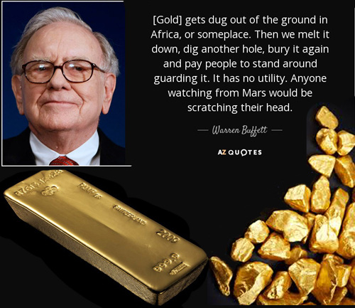 Warren Buffett: Vàng là thứ vô dụng - Ảnh 1.