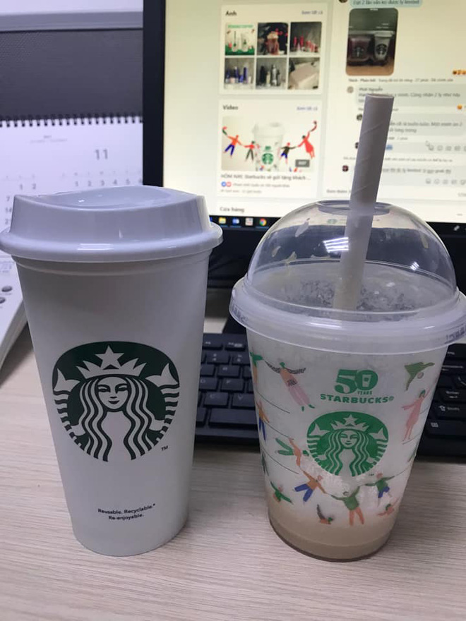 HOT: Starbucks tặng cốc giới hạn nhân sinh nhật 50 năm, shipper đi giao đơn mệt xỉu vì nhiều chi nhánh bị quá tải - Ảnh 6. HOT: Starbucks tặng cốc giới hạn nhân sinh nhật 50 năm, shipper đi giao đơn mệt xỉu vì nhiều chi nhánh bị quá tải - Ảnh 6.