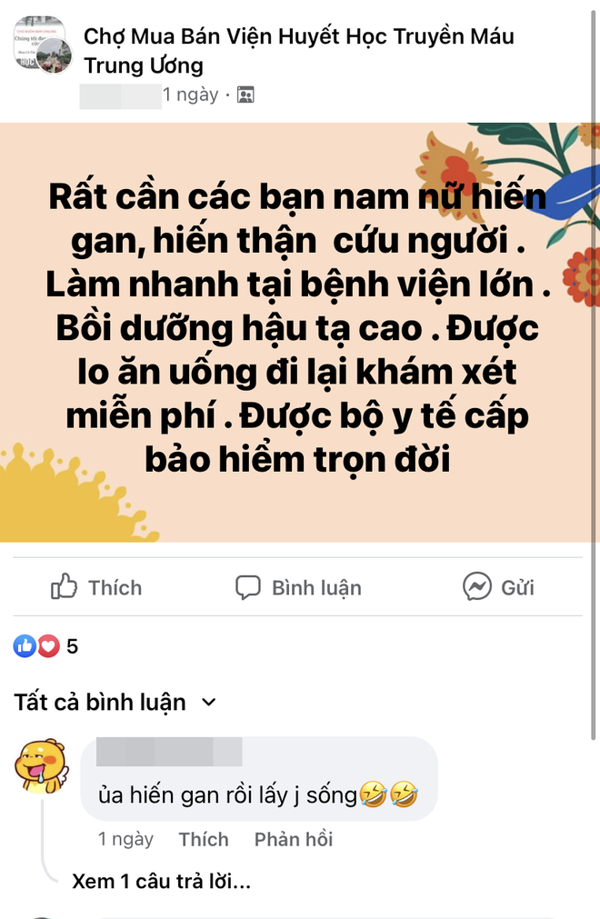 Phóng sự đặc biệt đường dây mua bán nội tạng - kỳ 1: Đằng sau những group hiến tạng nhân đạo và đoạn chat mồi người bán gây sốc - Ảnh 4.