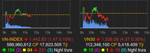 Cổ phiếu chứng khoán, bất động sản hút tiền mạnh, VN-Index tiếp đà tăng điểm, tiến sát mốc 1.450 - Ảnh 1.