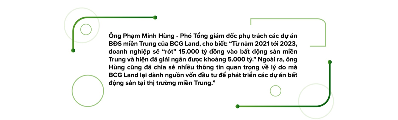Ông Phạm Minh Hùng - Phó TGĐ BCG Land: Chúng tôi dành 15.000 tỷ phát triển dự án bất động sản miền Trung - Ảnh 2.