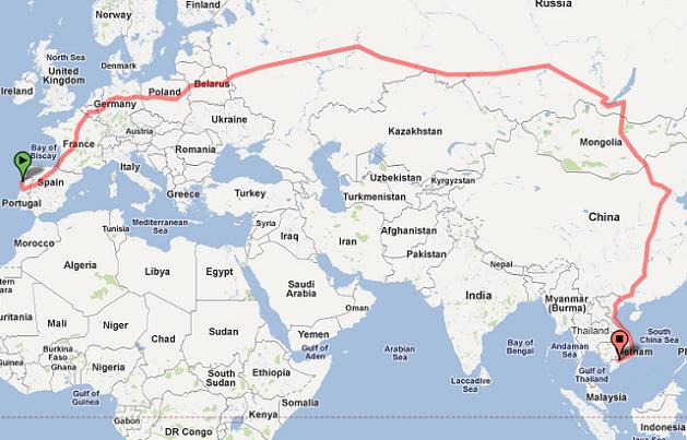 Hành trình đường sắt dài nhất thế giới từ châu Âu tới Việt Nam từng đi như thế nào? - Ảnh 1.