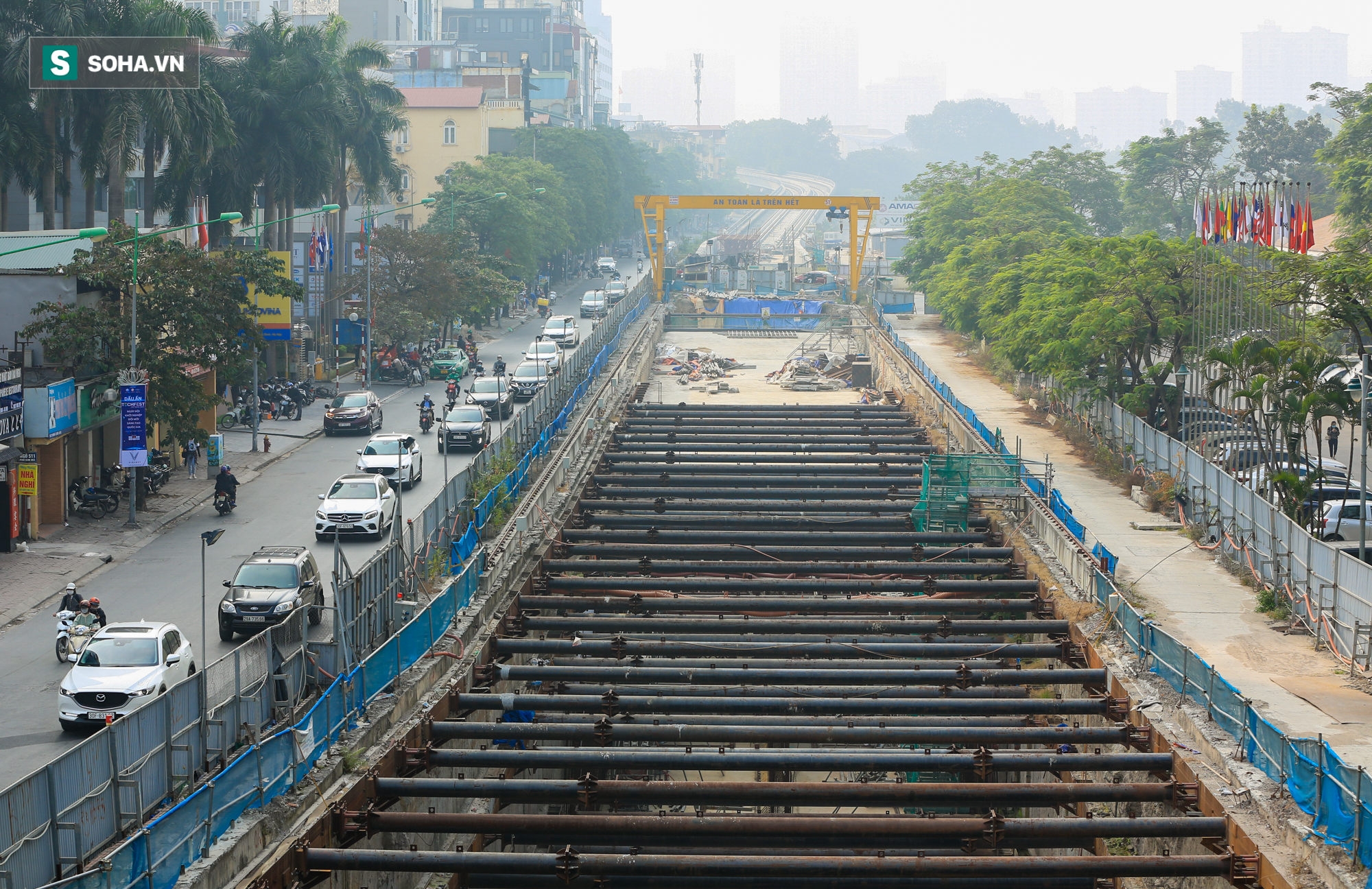 Hoài niệm về hàng cây cổ thụ một đi không trở lại, nhường tàu Metro ở Kim Mã - Ảnh 5.