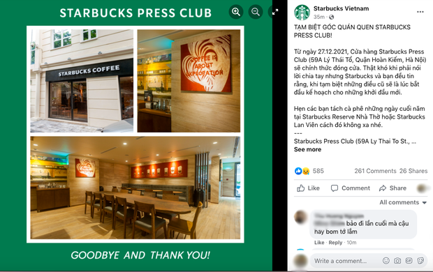 Một chi nhánh Starbucks “huyền thoại” của Hà Nội thông báo đóng cửa: Biểu tượng check-in một thời chính thức khép lại! - Ảnh 5.