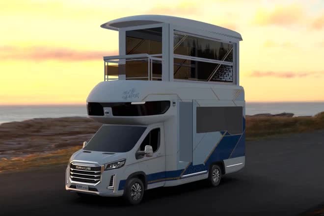 The motorhomes that break the island in 2021: The house must have a roof, so large that it can accommodate a super car - Photo 28.