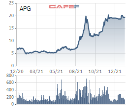 Kết quả kinh doanh khả quan, cổ phiếu APG bứt phá mạnh, gấp gần 3 lần đầu năm - Ảnh 1.