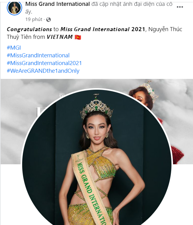 Quá tự hào: Fanpage Miss Grand đổi ảnh đại diện, nhan sắc Việt một bước thăng hạng tầm quốc tế! - Ảnh 2.