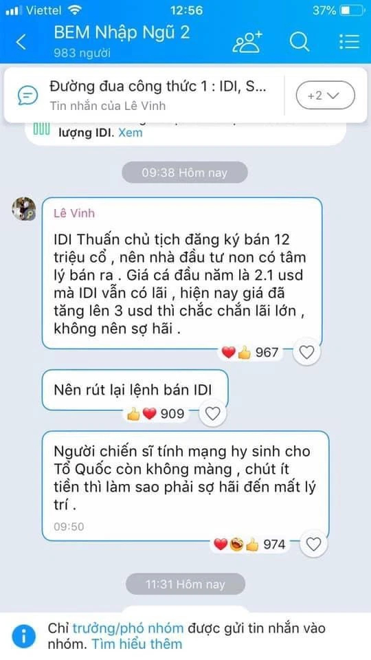 Hàng loạt nhóm chat với nghìn nhà đầu tư bỗng biến mất khi những món quà của thượng đế giảm sàn mất thanh khoản - Ảnh 1.