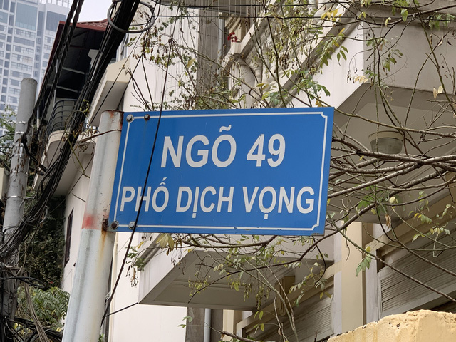Hình ảnh Hà Nội phong tỏa ngõ 49 Dịch Vọng nơi có ca mới nhất trong cộng đồng - Ảnh 3.