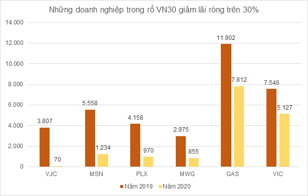 Lợi nhuận nhóm VN30 vẫn tăng trưởng dương trong năm Covid thứ nhất - Ảnh 2.