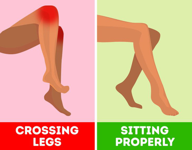 Thường xuyên ngồi vắt chéo chân, bạn sẽ dễ gặp phải 5 vấn đề sức khỏe gây ảnh hưởng từ chân lên đến đầu - Ảnh 4.