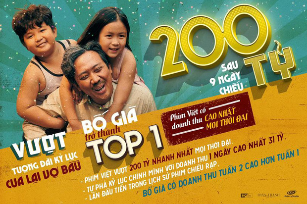 Bố Già vượt mặt Hai Phượng với 200 tỷ, chính thức trở thành phim Việt có doanh thu cao nhất mọi thời đại - Ảnh 1.
