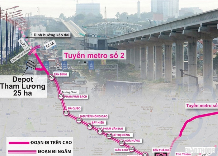 Dự kiến Metro số 2 sẽ khởi công vào giữa năm 2022 - Ảnh 1.