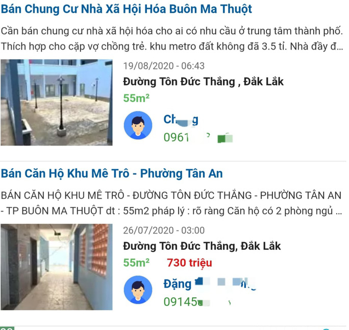  Nhà ở xã hội dành cho cán bộ được rao bán công khai  - Ảnh 2.