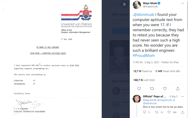 Đẳng cấp thiên tài: Elon Musk từng phải thi lại vì… điểm quá cao - Ảnh 1.