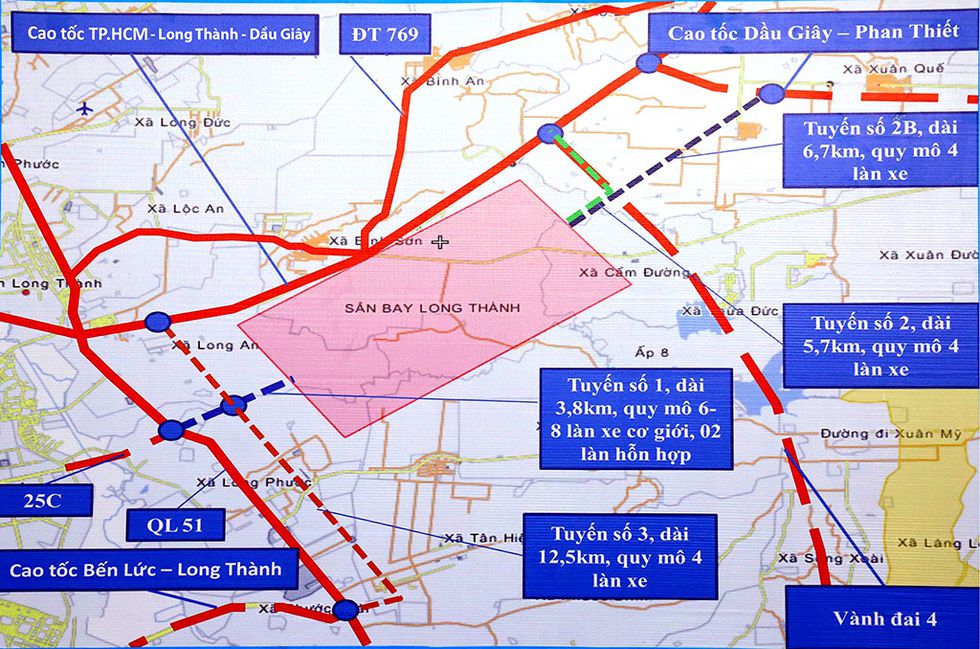 Sẵn sàng vốn cho 2 tuyến đường kết nối sân bay Long Thành - Ảnh 1.