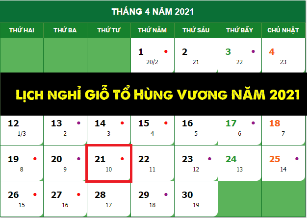 Giỗ Tổ Hùng Vương và dịp lễ 30/4, 1/5 được nghỉ mấy ngày? - Ảnh 2. Giỗ Tổ Hùng Vương và dịp lễ 30/4, 1/5 được nghỉ mấy ngày? - Ảnh 2.