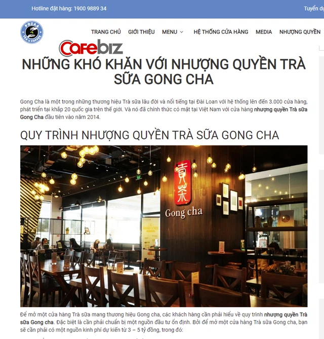 Cạnh tranh vô duyên kiểu trà sữa Pozza Tea: Chê thẳng mặt Gong Cha thu phí nhượng quyền 3-5 tỷ đồng quá “chát”, mời chào giá rẻ chỉ bằng 1/10 - Ảnh 1.